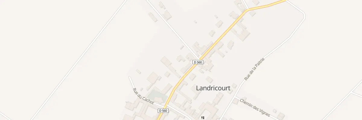 Plan du 7B Gr Grande Rue à Landricourt
