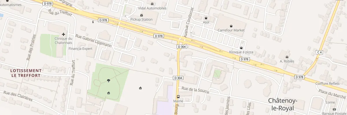 Plan du 2 Rue du Bourg à Châtenoy-le-Royal