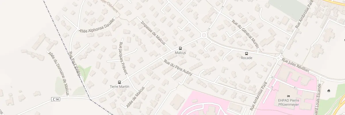 Plan du 37 Rue de Malcus à Mâcon