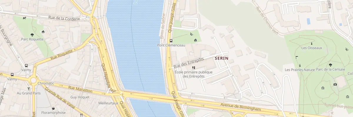 Plan du 32 Quai Joseph Gillet à Lyon 4e Arrondissement