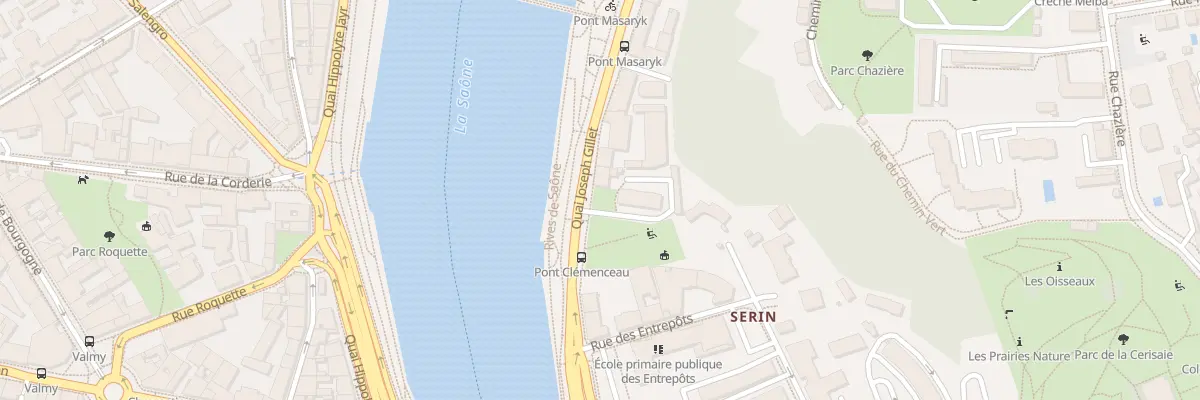 Plan du 40 Quai Joseph Gillet à Lyon 4e Arrondissement