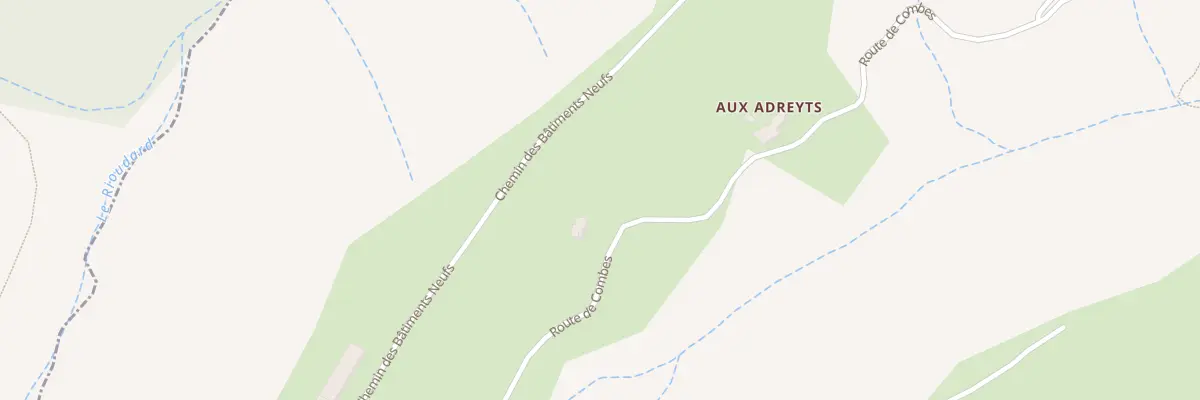Plan du 3852 Rte de Combes à Glun