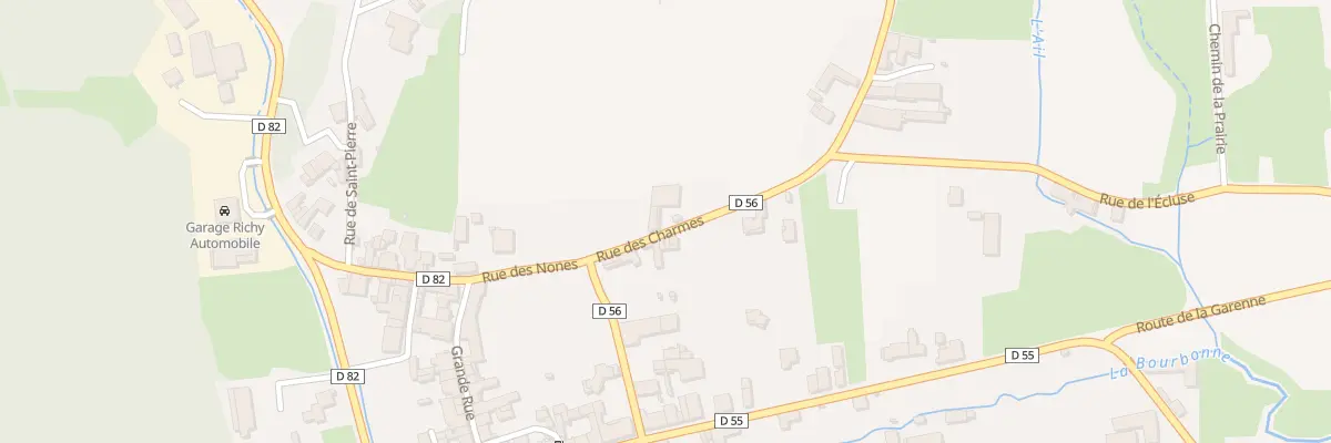 Plan du 53 Rue des Charmes à Lugny