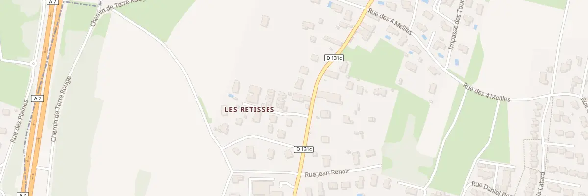 Plan du 6 Imp de la Résistance à Roussillon