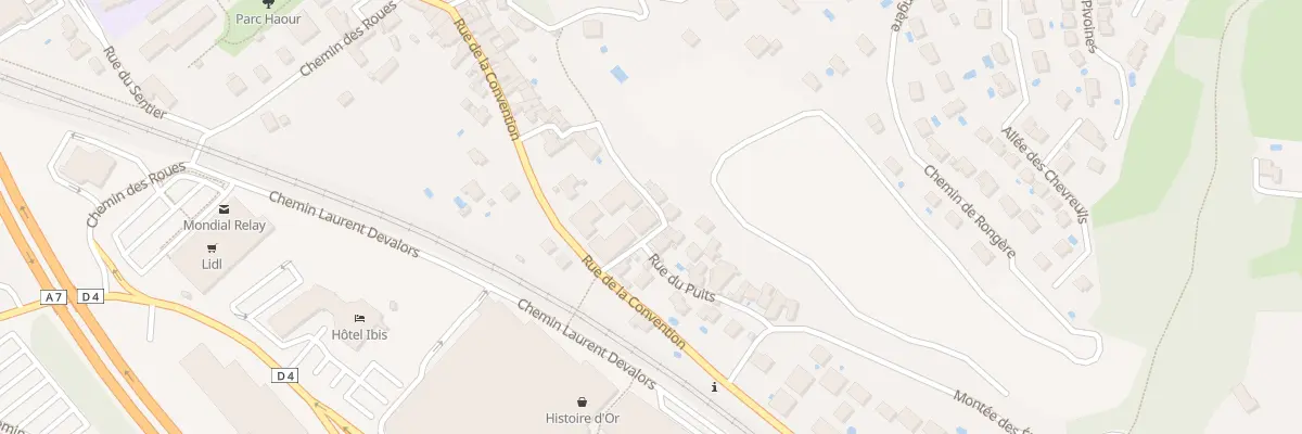 Plan du 249 Rue de la Convention à Chasse-sur-Rhône