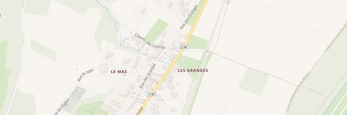 Plan du 395 Rte Nationale 86 à Arras-sur-Rhône
