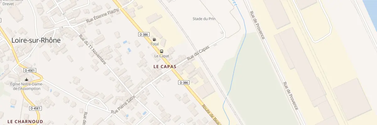 Plan du 44 Rue du Capas à Loire-sur-Rhône