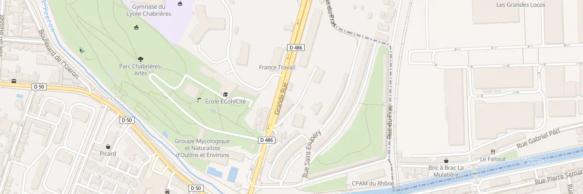 Plan du 19 Grande Rue à Oullins-Pierre-Bénite