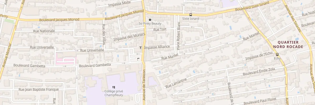 Plan du 1 Rue Mantel à Avignon