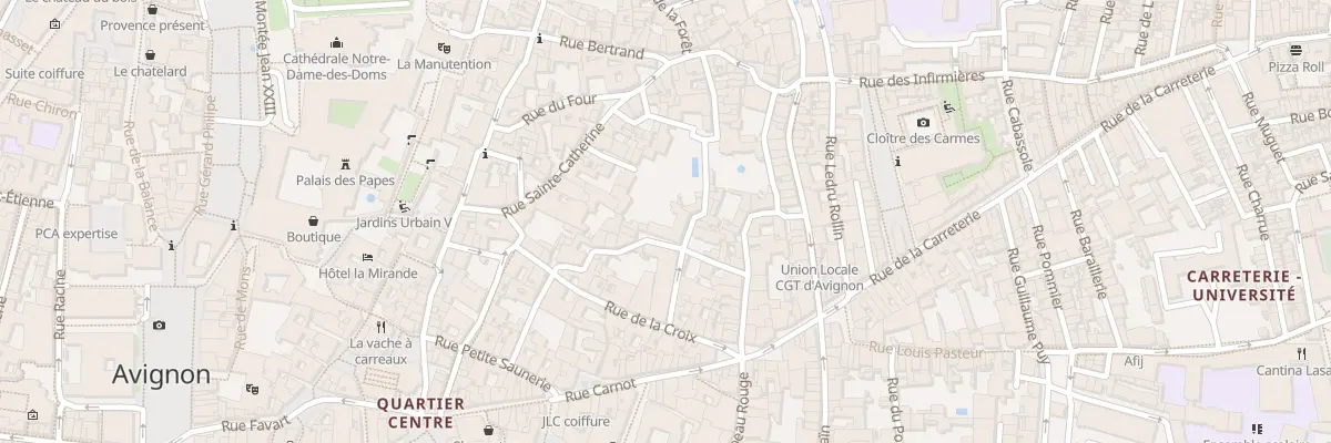 Plan du 11B Rue Saluces à Avignon