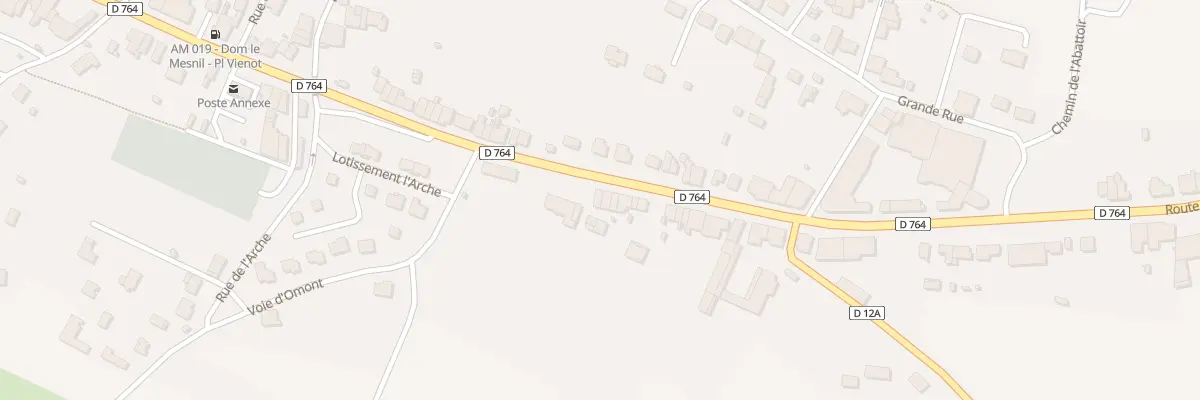 Plan du 39 Rte Nationale à Dom-le-Mesnil