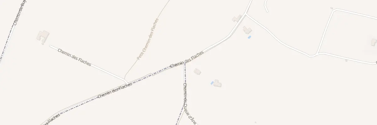 Plan du 1 Che de Queue d’Ane à Irigny
