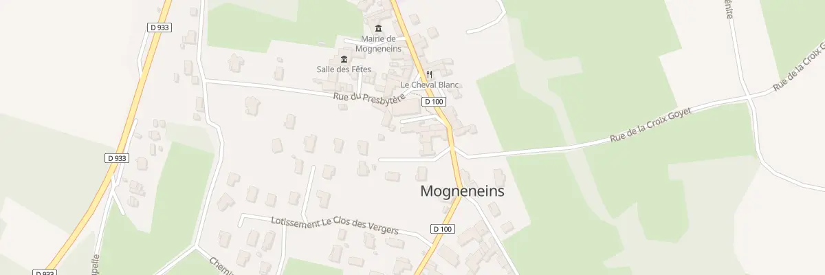 Plan du 5307 Le Bourg à Mogneneins