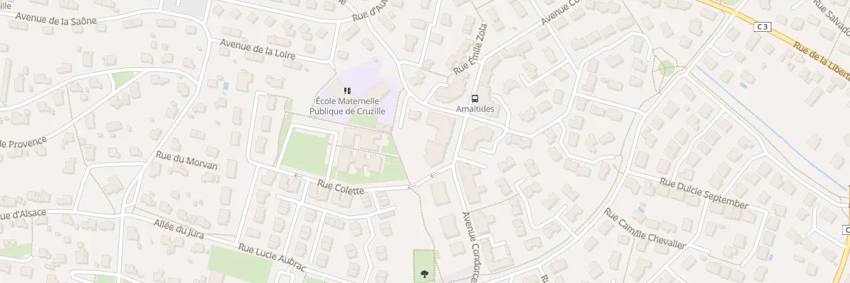 Plan du 20B Av Condorcet à Châtenoy-le-Royal