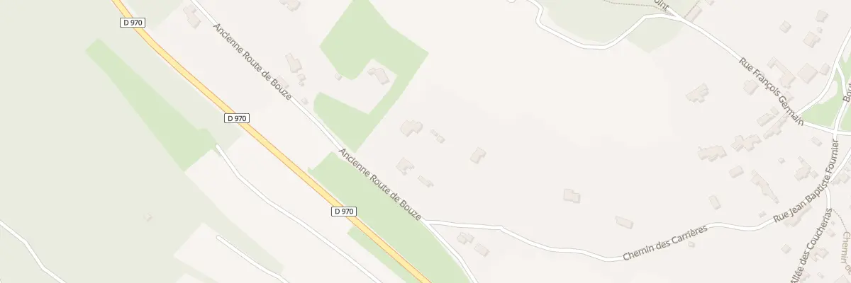 Plan du 490A Rte Anc Rte de Bouze à Beaune