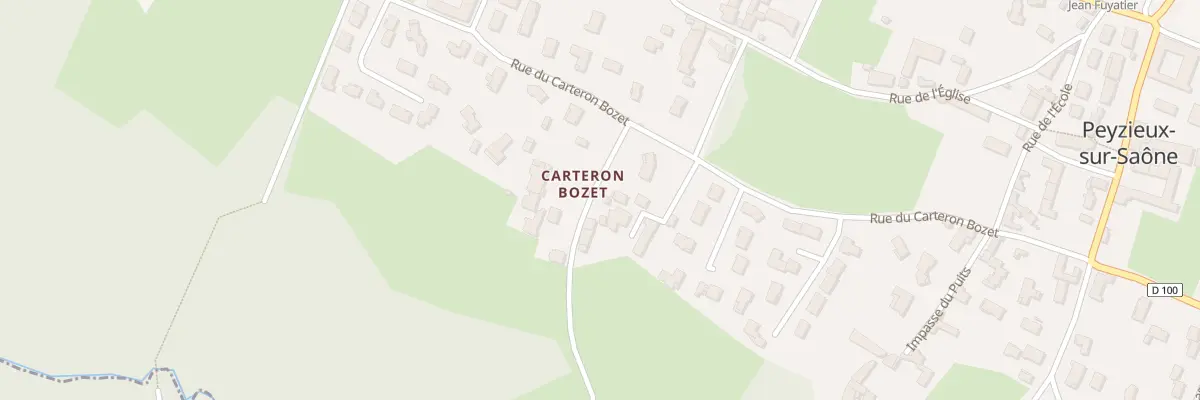 Plan du 341 Rue du Carteron Bozet à Peyzieux-sur-Saône