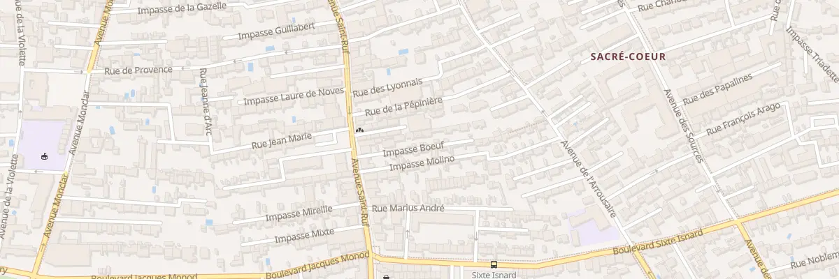 Plan du 11 Imp Boeuf à Avignon