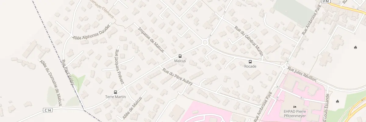 Plan du 33 Rue de Malcus à Mâcon