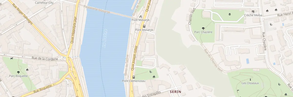 Plan du 42 Quai Joseph Gillet à Lyon 4e Arrondissement