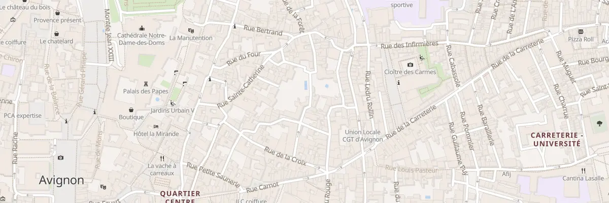 Plan du 15 Rue Saluces à Avignon