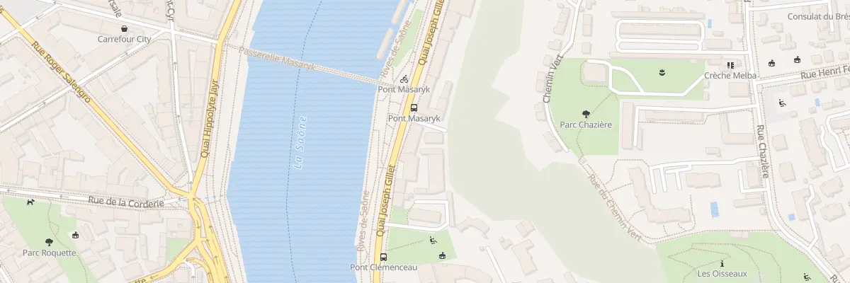 Plan du 43 Quai Joseph Gillet à Lyon 4e Arrondissement