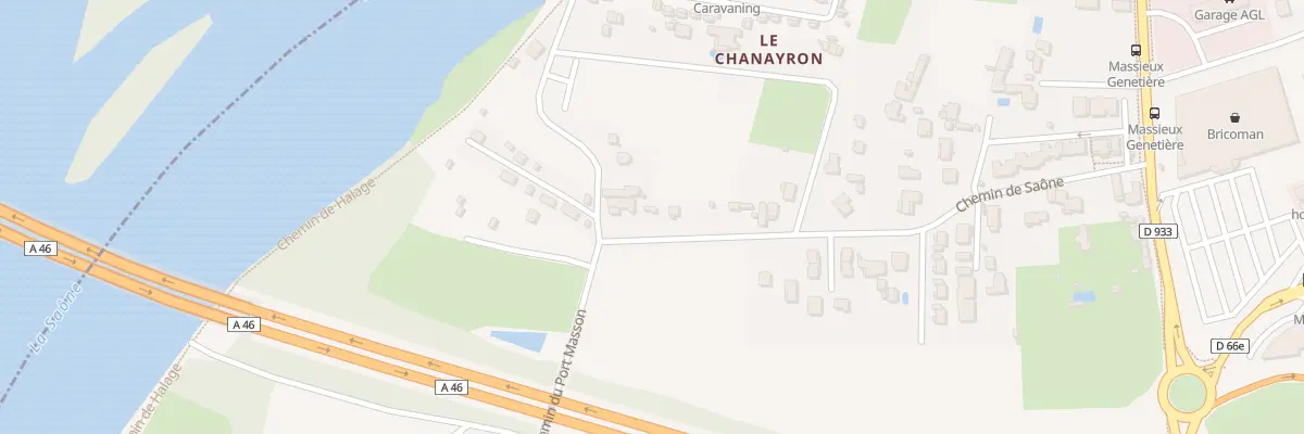 Plan du 426B Che de Saône à Massieux