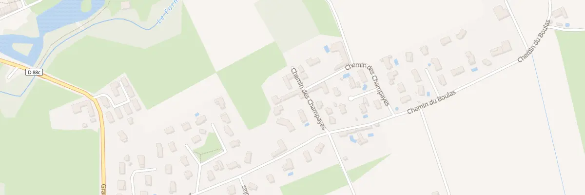 Plan du 59 Che des Champayes à Misérieux