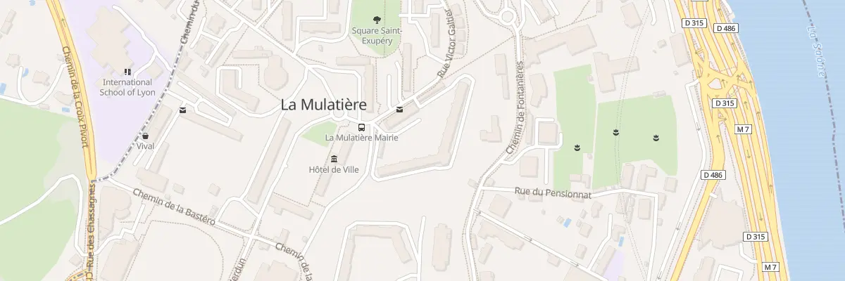 Plan du 10 Rue de la Navarre à La Mulatière