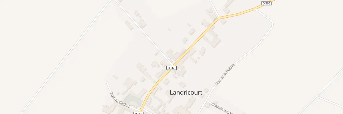 Plan du 11 Gr Grande Rue à Landricourt