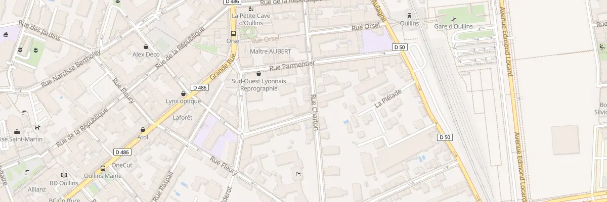 Plan du 24 Rue Charton à Oullins-Pierre-Bénite