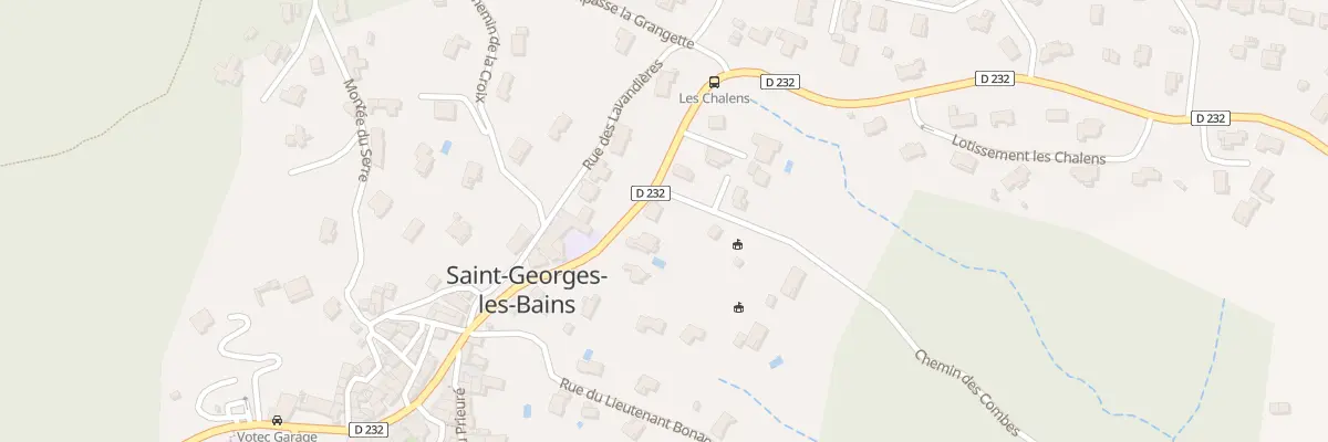 Plan du 1 Rue Vincent d’Indy à Saint-Georges-les-Bains