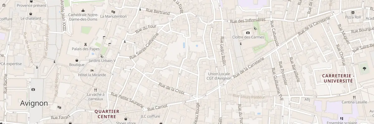 Plan du 8B Rue Saluces à Avignon