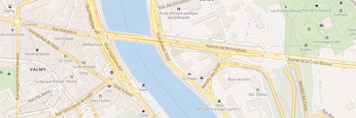 Plan du 24 Quai Joseph Gillet à Lyon 4e Arrondissement