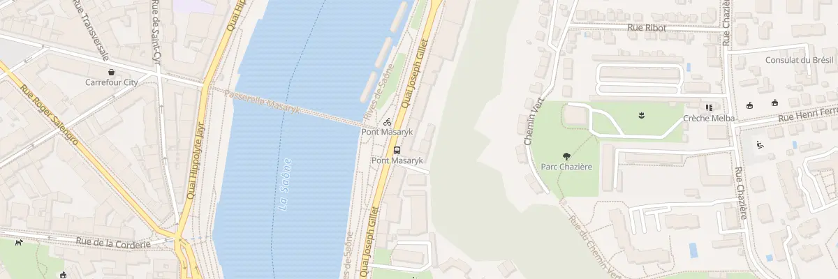 Plan du 44 Quai Joseph Gillet à Lyon 4e Arrondissement