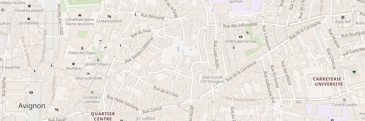 Plan du 10 Rue Saluces à Avignon