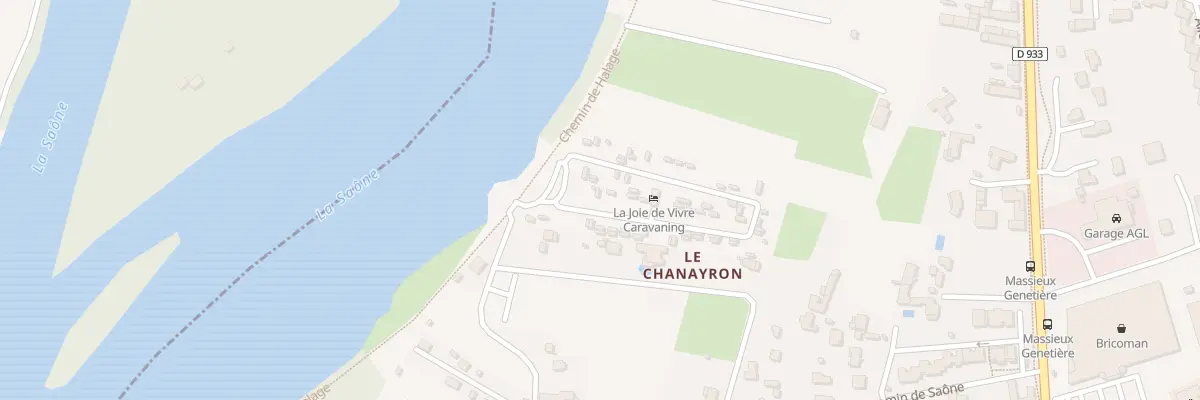 Plan du 646F Che de Saône à Massieux