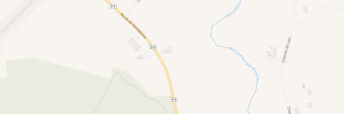Plan du 1870A Rte de Montélimar à Espeluche