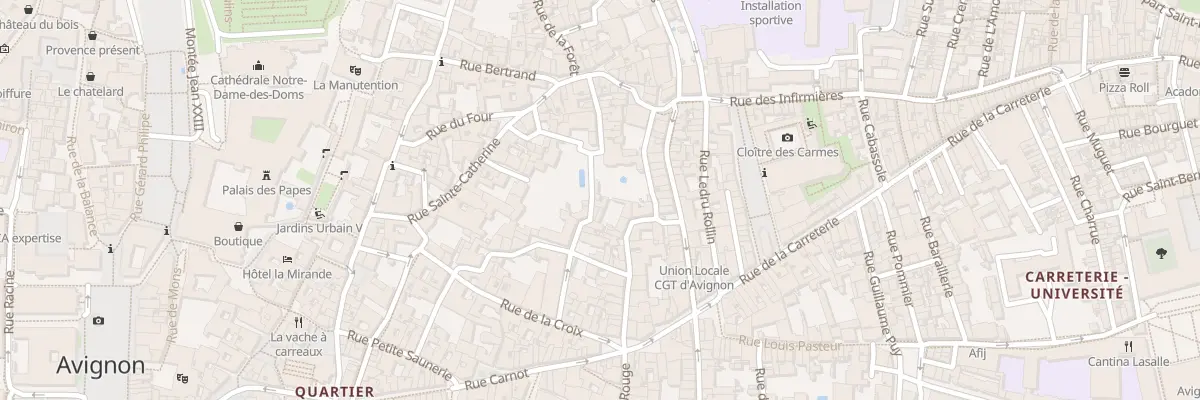 Plan du 12B Rue Saluces à Avignon