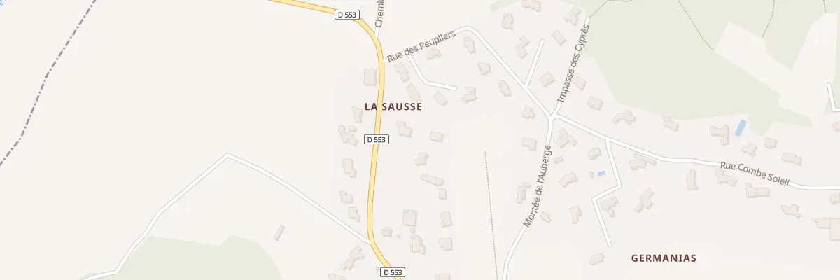 Plan du 50 Che de Roussas à Valaurie