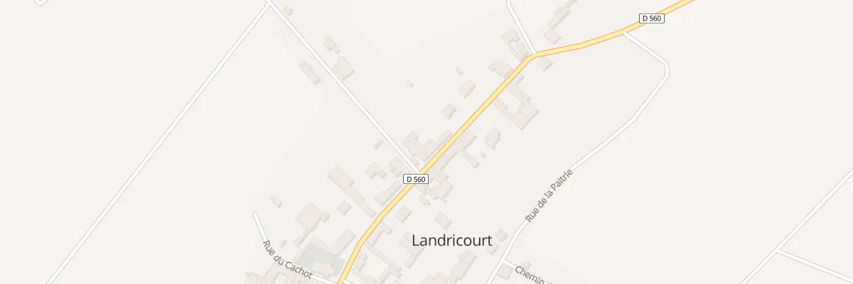 Plan du 13 Gr Grande Rue à Landricourt