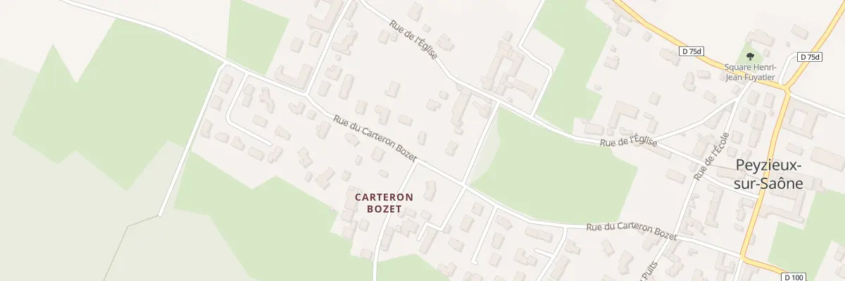 Plan du 420 Rue du Carteron Bozet à Peyzieux-sur-Saône
