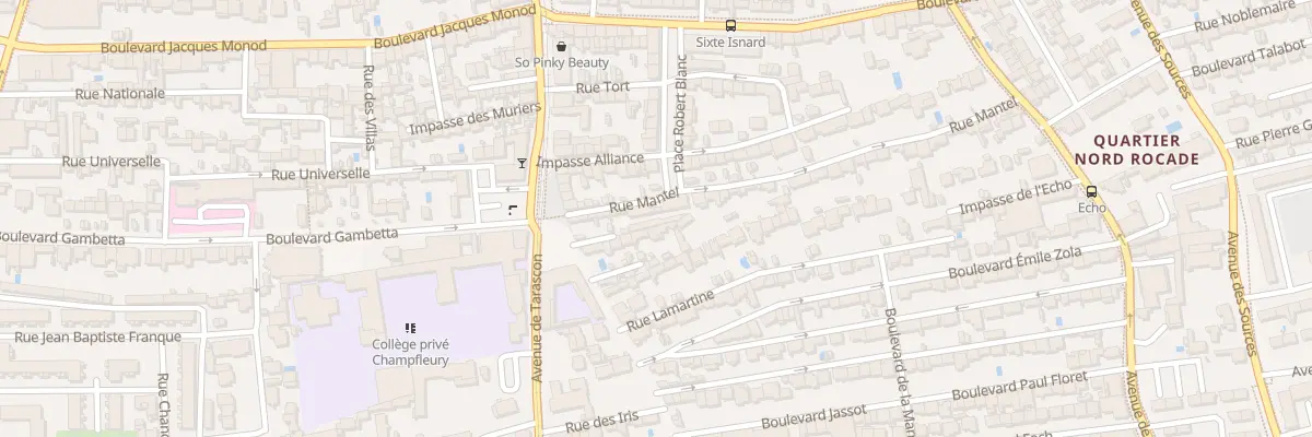 Plan du 2 Rue Mantel à Avignon