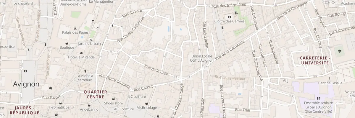 Plan du 13 Rue de l’Oriflamme à Avignon