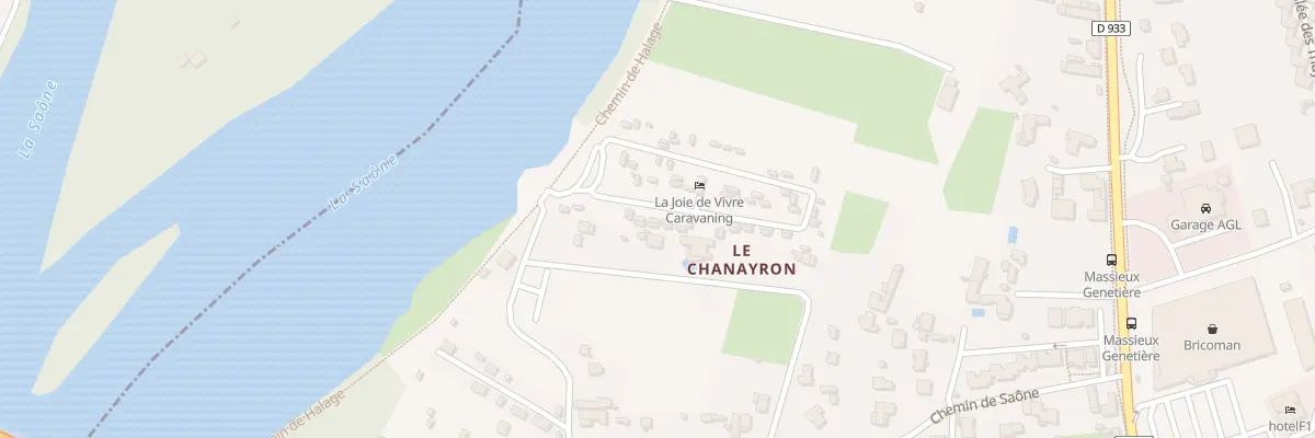 Plan du 646T Che de Saône à Massieux