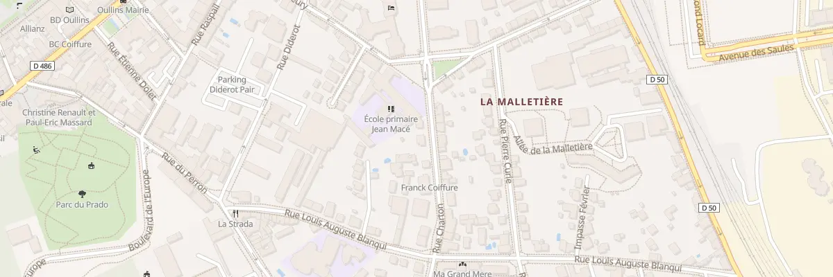 Plan du 60 Rue Charton à Oullins-Pierre-Bénite