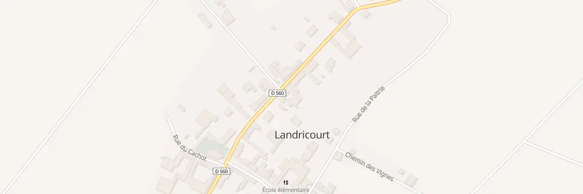 Plan du 18 Gr Grande Rue à Landricourt