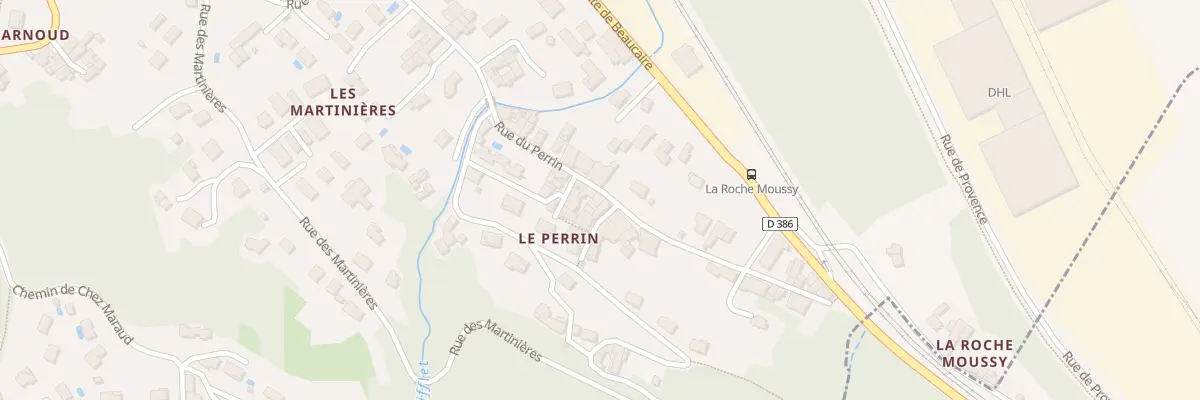 Plan du 296 Rue du Perrin à Loire-sur-Rhône