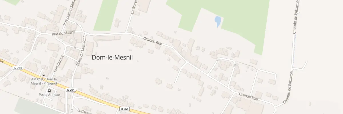 Plan du 266 Grande Rue à Dom-le-Mesnil