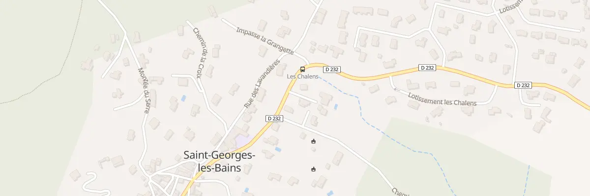Plan du 47 Che des Combes à Saint-Georges-les-Bains