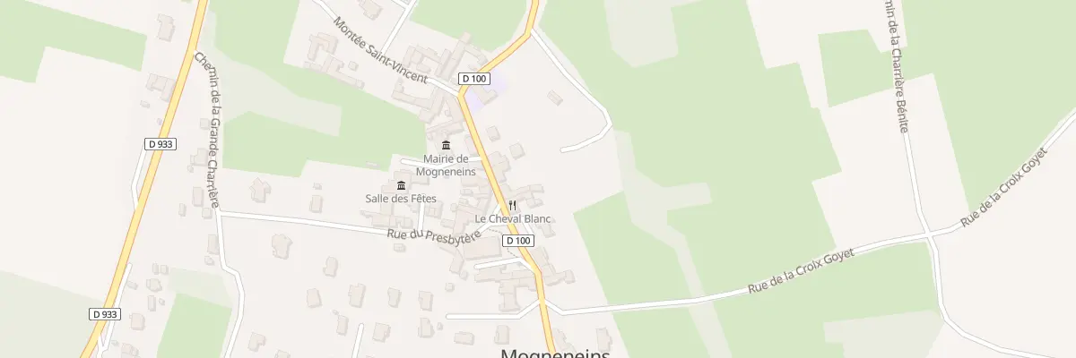 Plan du 5350 Le Bourg à Mogneneins